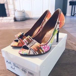 Dior Floral Heels